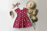 Lade das Bild in den Galerie-Viewer, Supersoft Premium BIO Jersey "Dark Pink Hearts" 0,75 m Rest
