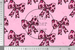 Lade das Bild in den Galerie-Viewer, Supersoft Premium BIO French Terry "Leopardbows" pink 0,5 m
