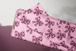 Lade das Bild in den Galerie-Viewer, Supersoft Premium BIO French Terry "Leopardbows" pink 0,5 m

