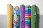 Lade das Bild in den Galerie-Viewer, Frottee Jersey "Rainbow Wellies" Collection
