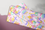 Lade das Bild in den Galerie-Viewer, Premium Jersey "ABCDEFG" Alphabet rosa groß 0,9 m Rest
