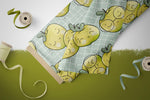 Lade das Bild in den Galerie-Viewer, Supersoft Premium BIO Jersey "Äpfelchen" groß 0,5 m
