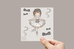 Lade das Bild in den Galerie-Viewer, Bügelbild "Ballerinchen"
