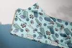 Lade das Bild in den Galerie-Viewer, Supersoft Premium BIO Jersey "Bausteinchen" mittel 0,5 m
