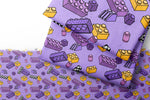 Lade das Bild in den Galerie-Viewer, Design "Bausteinchen" lila 0,5 m
