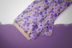 Lade das Bild in den Galerie-Viewer, Design "Bausteinchen" lila 0,5 m
