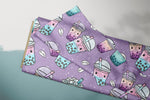 Lade das Bild in den Galerie-Viewer, Supersoft Premium French Terry "Bubble Tea" wildberry groß 0,5 m
