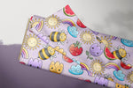 Lade das Bild in den Galerie-Viewer, Supersoft Premium BIO French Terry "Buntes Glück" groß 0,5 m
