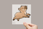 Lade das Bild in den Galerie-Viewer, Bügelbild "Capybara Zeit"
