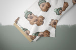 Lade das Bild in den Galerie-Viewer, Supersoft Premium BIO French Terry "Capybara" groß 0,9 m Rest

