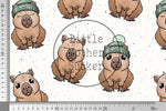 Lade das Bild in den Galerie-Viewer, Supersoft Premium BIO French Terry "Capybara" groß 0,9 m Rest

