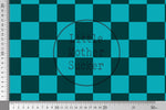 Lade das Bild in den Galerie-Viewer, Supersoft Premium Jersey "Chill Time" boy Karo teal 0,5 m
