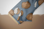 Lade das Bild in den Galerie-Viewer, Supersoft Premium BIO French Terry "Coconuts" groß 0,5 m
