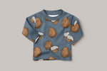 Lade das Bild in den Galerie-Viewer, Supersoft Premium BIO French Terry "Coconuts" groß 0,5 m
