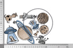 Lade das Bild in den Galerie-Viewer, Bügelbild "Cool Space" Set
