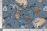 Lade das Bild in den Galerie-Viewer, Supersoft Premium French Terry "Cool Space" smoke groß 0,5 m
