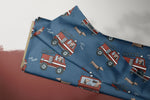Lade das Bild in den Galerie-Viewer, Supersoft Premium BIO French Terry "Dackel Tatütata" groß 0,5 m
