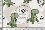 Lade das Bild in den Galerie-Viewer, Supersoft Premium BIO Jersey "Dinoball" beige groß 0,5 m
