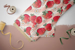 Lade das Bild in den Galerie-Viewer, Supersoft Premium BIO Jersey "Erdbeerblümchen" klein 0,5 m
