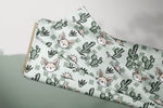 Lade das Bild in den Galerie-Viewer, Supersoft Premium BIO Jersey "Fenneck Desert" grün klein 0,5 m
