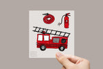 Lade das Bild in den Galerie-Viewer, Bügelbild "Feuerwehr Scratch"
