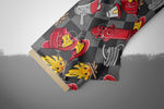 Lade das Bild in den Galerie-Viewer, Supersoft Premium BIO French Terry "Firetime" karo groß 0,5 m
