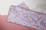 Lade das Bild in den Galerie-Viewer, Supersoft Premium BIO Jersey "Flamingochen" klein 0,5 m
