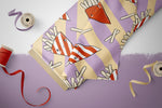 Lade das Bild in den Galerie-Viewer, Design "Fritten" rot 0,5 m
