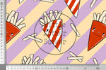 Lade das Bild in den Galerie-Viewer, Design "Fritten" rot 0,5 m
