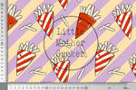 Lade das Bild in den Galerie-Viewer, Design "Fritten" rot 0,5 m
