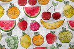 Lade das Bild in den Galerie-Viewer, Premium Waffel Jersey "Fruchtsalat" 0,5 m
