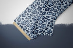 Lade das Bild in den Galerie-Viewer, Supersoft Premium BIO Jersey "Funky Leo blau" groß 0,5 m
