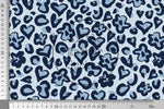Lade das Bild in den Galerie-Viewer, Supersoft Premium BIO Jersey "Funky Leo blau" groß 0,5 m
