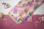 Lade das Bild in den Galerie-Viewer, Design "Happy Tape" pink 0,5 m
