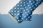 Lade das Bild in den Galerie-Viewer, Supersoft Premium BIO Jersey "Heidelbeerkätzchen" Dots 0,5 m
