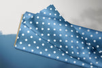 Lade das Bild in den Galerie-Viewer, Supersoft Premium BIO Jersey "Heidelbeerkätzchen" Dots 0,5 m
