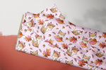 Lade das Bild in den Galerie-Viewer, Supersoft Premium BIO French Terry "Herbstfüchschen" blush klein 0,5 m
