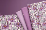 Lade das Bild in den Galerie-Viewer, Design "Herbstwiese" magenta 0,5 m
