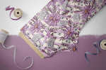 Lade das Bild in den Galerie-Viewer, Supersoft Premium BIO French Terry "Herbstwiese" magenta klein 0,5 m

