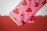 Lade das Bild in den Galerie-Viewer, Supersoft Premium BIO French Terry "Herzlich bunt" 0,5 m
