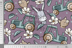 Lade das Bild in den Galerie-Viewer, Design "Hof Tag" teal lila 0,5 m
