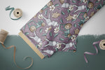 Lade das Bild in den Galerie-Viewer, Design "Hof Tag" teal lila 0,5 m
