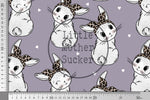 Lade das Bild in den Galerie-Viewer, Supersoft Premium French Terry "Hoppeline" groß 0,5 m
