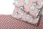 Lade das Bild in den Galerie-Viewer, Supersoft Premium Jersey "Hoppeline" rosa groß 0,5 m
