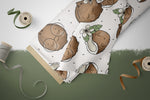 Lade das Bild in den Galerie-Viewer, Supersoft Premium French Terry "Kokosnüsschen" white groß 0,5 m
