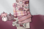 Lade das Bild in den Galerie-Viewer, Design "Kürbiswiese" mauve 0,5 m
