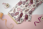 Lade das Bild in den Galerie-Viewer, Design "Kürbiswiese" mauve 0,5 m
