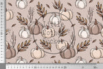 Lade das Bild in den Galerie-Viewer, Supersoft Premium BIO French Terry "Kürbiswiese" neutral klein 0,5 m
