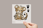 Lade das Bild in den Galerie-Viewer, Bügelbild "Leopard Zeit"
