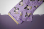 Lade das Bild in den Galerie-Viewer, Supersoft Premium BIO French Terry "Magic Kitty" klein 0,5 m

